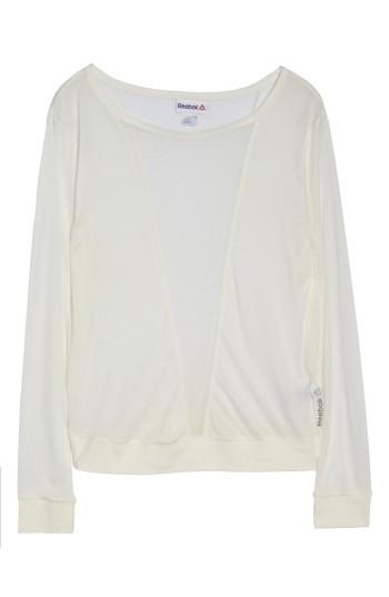 Women's Reebok Mesh Pullover - White