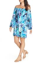 Women's Lilly Pulitzer Nevi Off The Shoulder Minidress - Blue