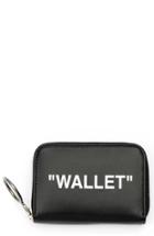 Women's Fendi Logo Calfskin Leather Continental Wallet On A Chain -