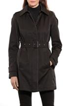 Women's Lauren Ralph Lauren Hooded Raincoat - Black