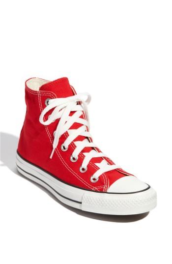 Women's Converse Chuck Taylor High Top Sneaker M - Red