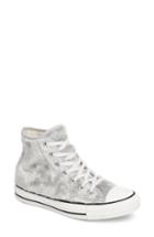 Women's Converse Chuck Taylor All Star Faux Fur High Top Sneakers .5 M - Grey