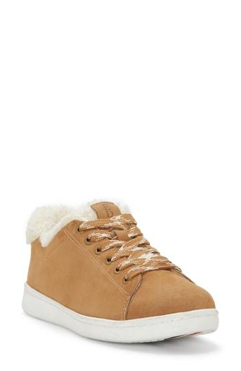 Women's Ed Ellen Degeneres Chaska Faux Shearling Lined Sneaker .5 M - Black