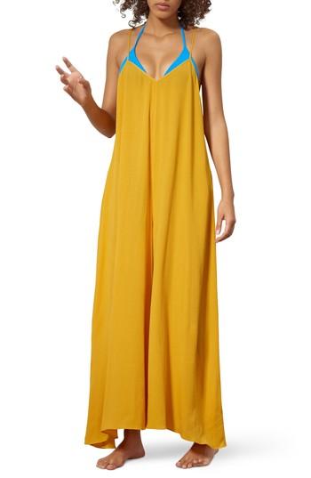 Women's Mara Hoffman Carly Cover-up Jumpsuit - Yellow