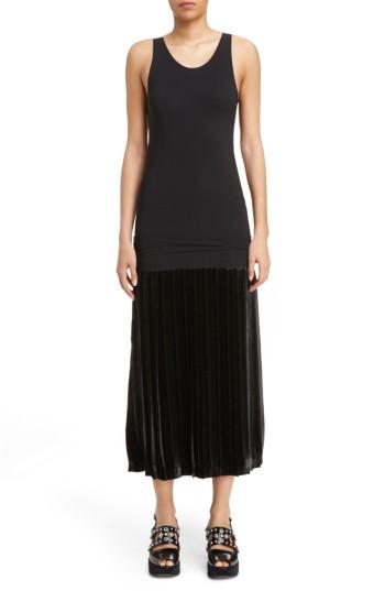 Women's Toga Velvet Skirt Tank Dress Us / 40 Fr - Black
