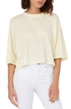 Women's Habitual Elbow Sleeve Top - Yellow