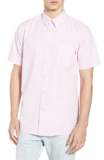 Men's Obey Norris Woven Shirt - Purple