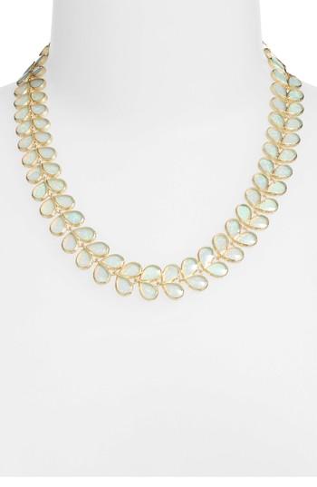 Women's Melinda Maria Opal Leaf Necklace