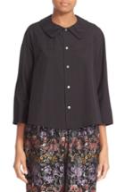 Women's Comme Des Garcons Cotton Broadcloth Blouse