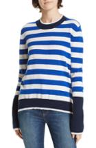 Women's Boden Relaxed Colorblock Wool Cashmere Blend Sweater