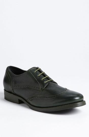 J D  Fisk  Lucian  Wingtip Green Leather 13 M