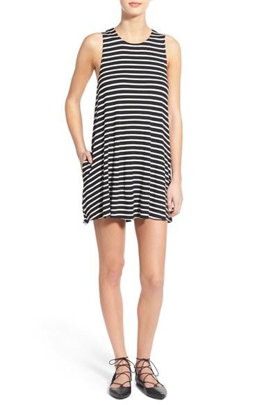 Women's Socialite High Neck Dress - White