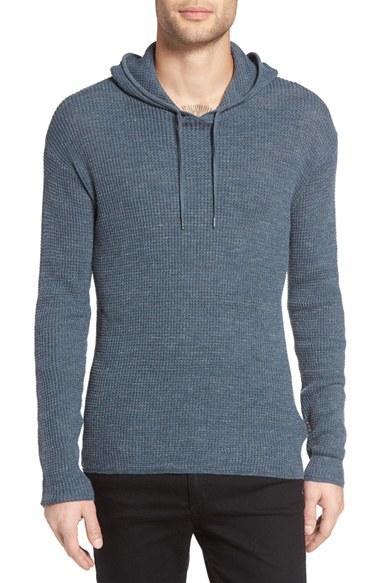 Men's John Varvatos Star Usa Thermal Pullover Hoodie