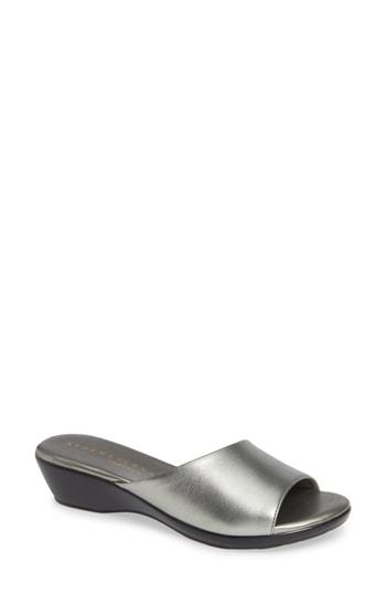 Women's Athena Alexander Calypso Wedge Sandal M - Metallic