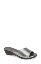 Women's Athena Alexander Calypso Wedge Sandal M - Metallic