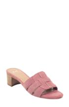 Women's Marc Fisher D Debora Slide Sandal, Size 7 M - Pink
