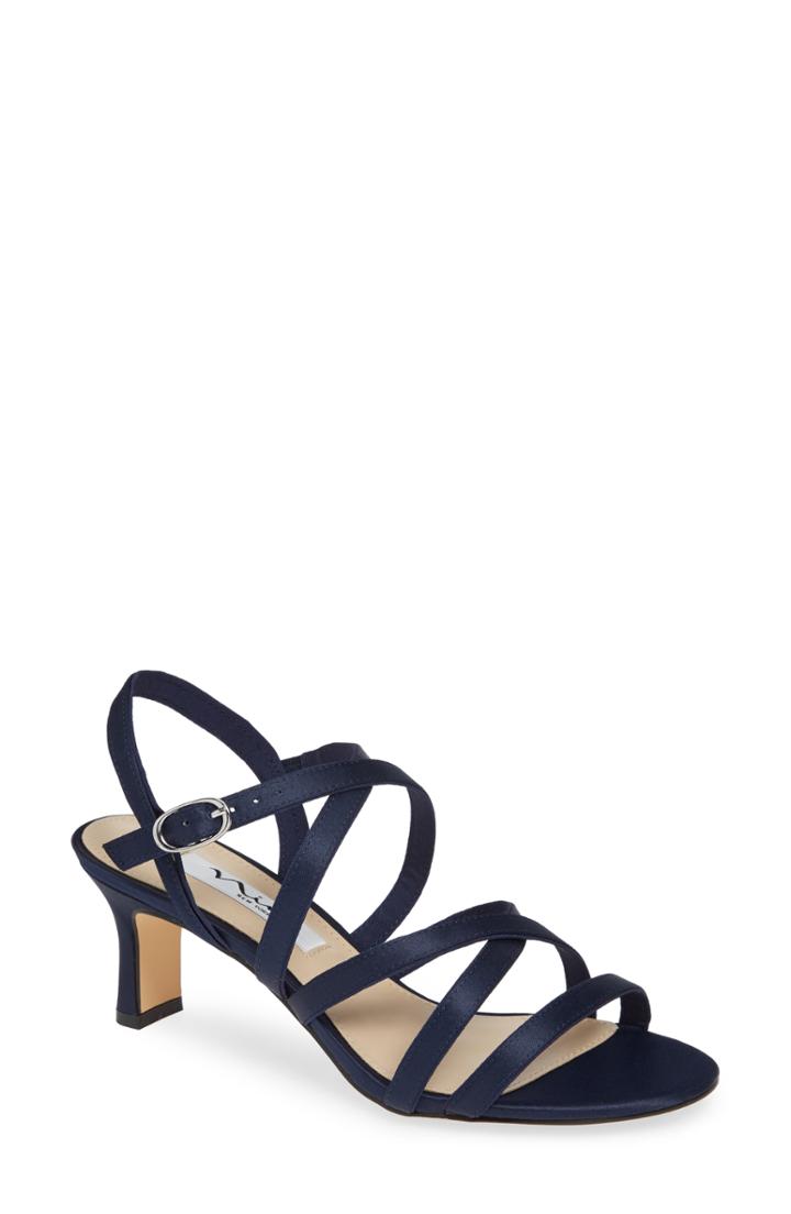 Women's Nina Genaya Strappy Evening Sandal W - Blue