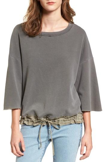 Women's Stateside Crop Terry Sweatshirt - Green