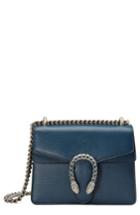 Gucci Mini Dionysus Leather Shoulder Bag - Blue