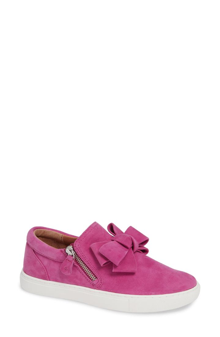 Women's Gentle Souls By Kenneth Cole Lowe Bow Sneaker .5 M - Pink