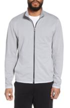 Men's James Perse Slim Fit Compact Terry Zip Jacket (s) - Grey