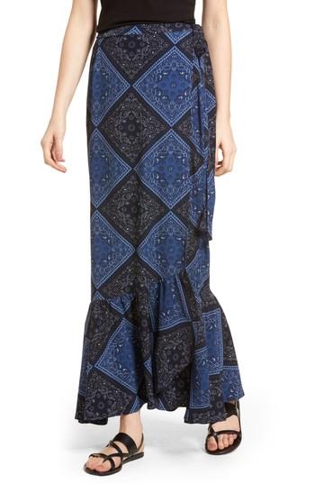 Women's Lira Clothing Elsa Bandana Print Skirt - Blue