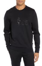 Men's Boss X Jeremyville Stadler Jv Crewneck Sweatshirt - Black