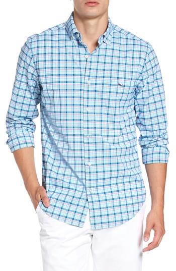 Men's Vineyard Vines Tucker Oyster Point Performance Sport Shirt