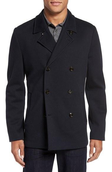 Men's Ted Baker London 'bonde' Modern Trim Fit Double Breasted Jacket