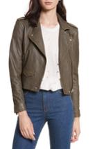Women's Iro 'ashville' Leather Jacket Us / 36 Fr - Beige