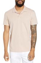 Men's Theory Willem Strato Fit Polo, Size Small - Pink