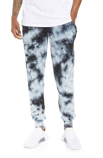 Men's The Rail Fleece Tie Dye Jogger Pants - White