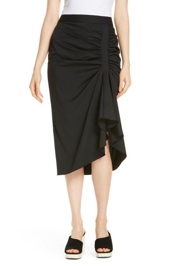 Women's Lewit Gathered Detail Skirt - Black