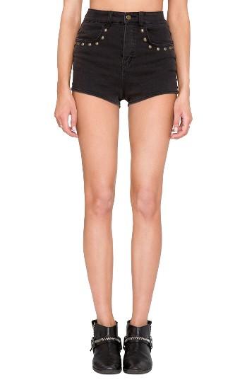 Women's Amuse Society Rhea Studded High Waist Shorts