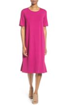 Women's Eileen Fisher Midi Shift Dress - Pink