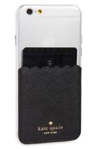 Kate Spade New York Scallop Leather Stick-on Smartphone Case Pocket -