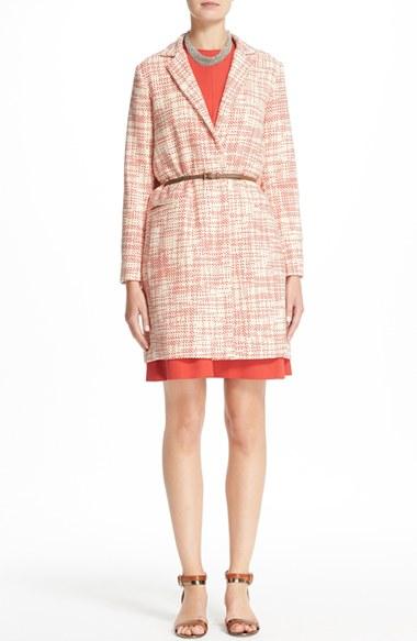 Women's Fabiana Filippi Belted Tweed Topper