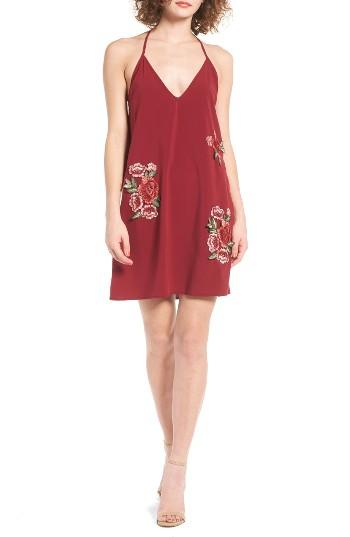 Women's Dee Elly Floral Applique Slipdress