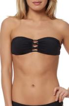 Women's Dolce Vita Bandeau Bikini Top - Black