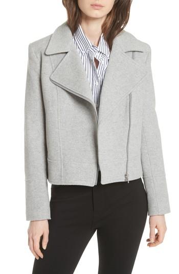 Women's Helene Berman Moto Jacket - Grey