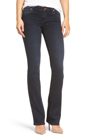 Petite Women's Kut From The Kloth Natalie Stretch Bootleg Jeans P - Blue