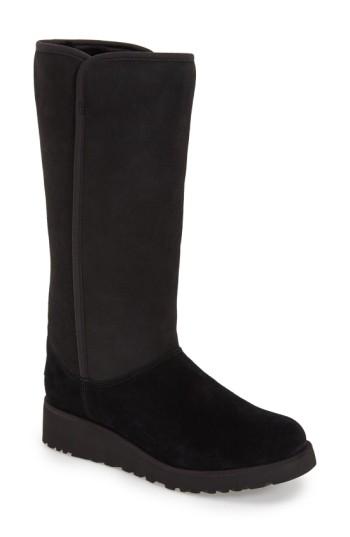 Women's Ugg Kara - Classic Slim(tm) Water Resistant Boot, Size 5.5 M - Black