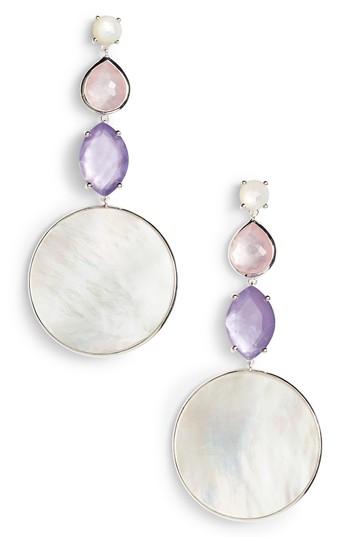 Women's Ippolita Wonderland Long Multi Shape Stone Earrings