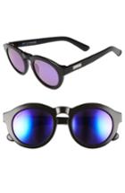 Women's Diff Dime 48mm Retro Sunglasses - Black/ Purple