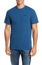 Men's Patagonia Line Fit Logo T-shirt, Size Large - Blue