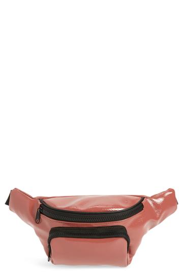 Jane & Berry Faux Patent Leather Belt Bag - Pink