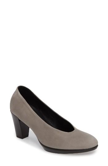 Women's Ecco Shape 55 Plateau Pump -5.5us / 36eu - Grey