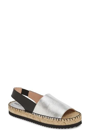 Women's Patricia Green Soho Platform Espadrille Sandal M - Metallic