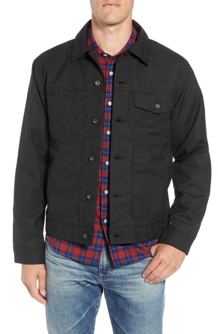 Men's Filson Short Lined Cruiser Jacket - Black