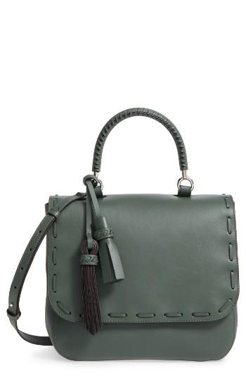 Max Mara Bobag Leather Satchel - Green